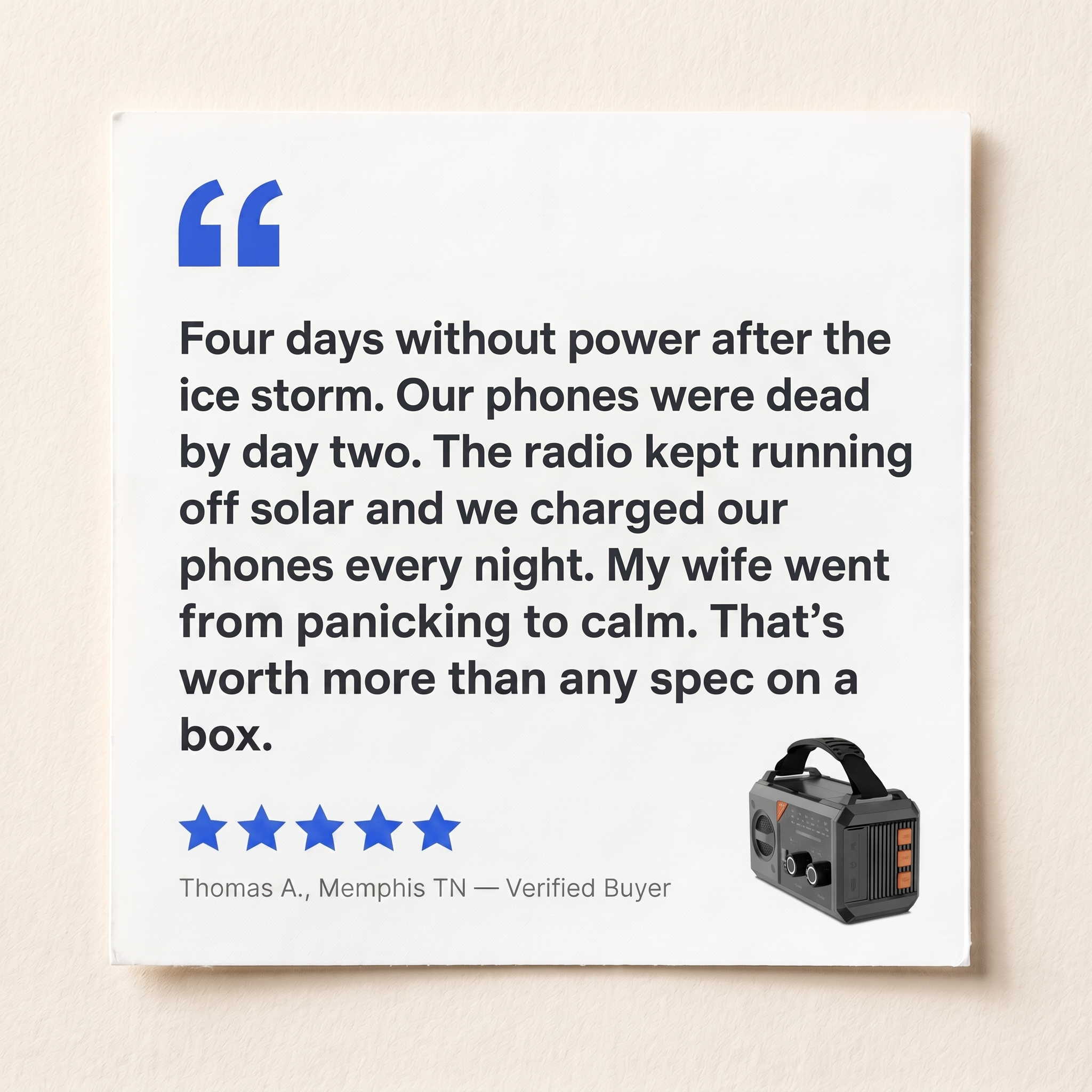LifeBlock® - Emergency Battery